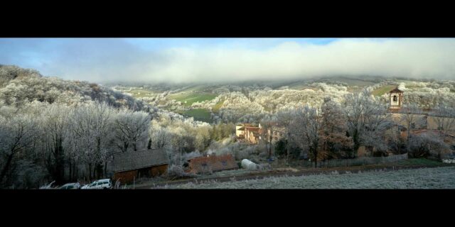 Campagne aveyronnaise La Cazotte en hiver - Aveyron countryside La Cazotte in winter